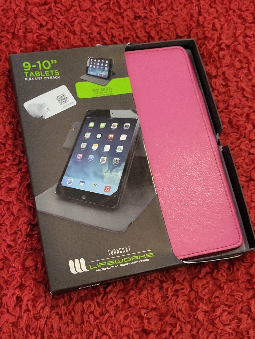 Pink Tablet Folio Case (9-10")